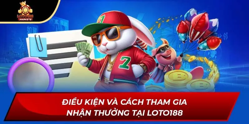 Điều kiện và cách tham gia nhận thưởng tại Loto188